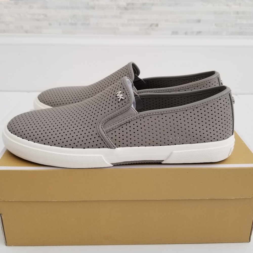 MICHAEL KORS Boerum Leather Slip on Shoes